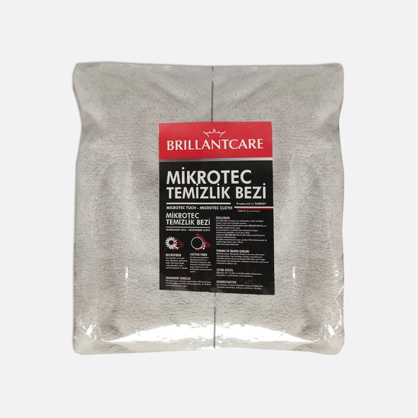 Brillantcare MicroTec 2'li Oto İç Temizlik Bezi 30x40 cm (4'li Paket) ürün görseli 1