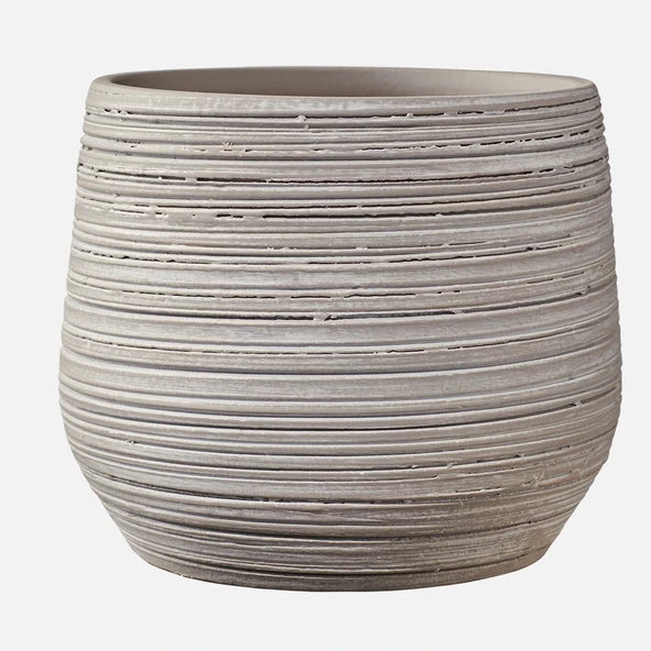 Ravenna Saksı Gri 17 cm (2'li Paket) ürün görseli 1