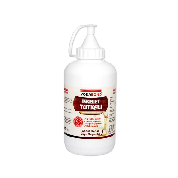 Vodabond D3 İskelet Tutkalı Şeffaf 600 GR (4'li Paket) ürün görseli 1