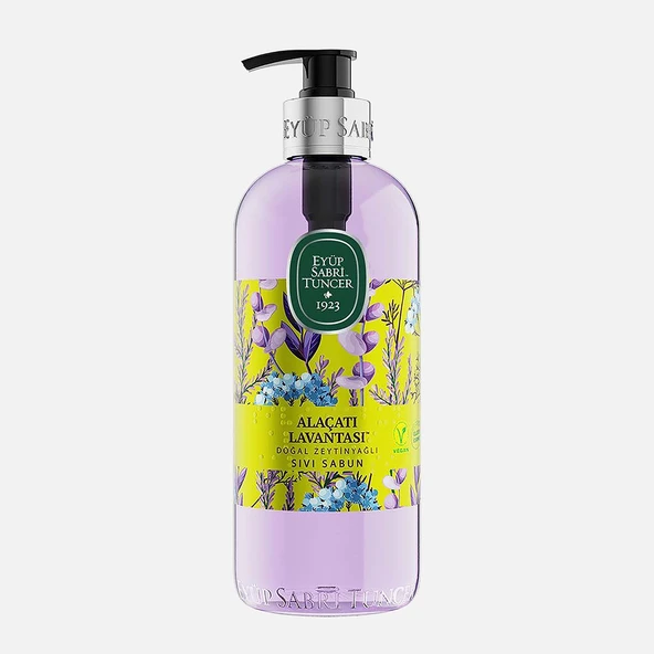 Eyüp Sabri Tuncer Alaçatı Lavantası Zeytinyağlı Sıvı Sabun 500ml (6'li Paket) ürün görseli 1