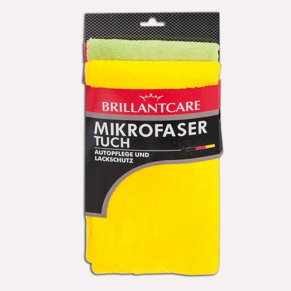 Brillantcare 2'li 40x60cm Mikrofiber Oto Silme Bezi (4'li Paket) ürün görseli 1