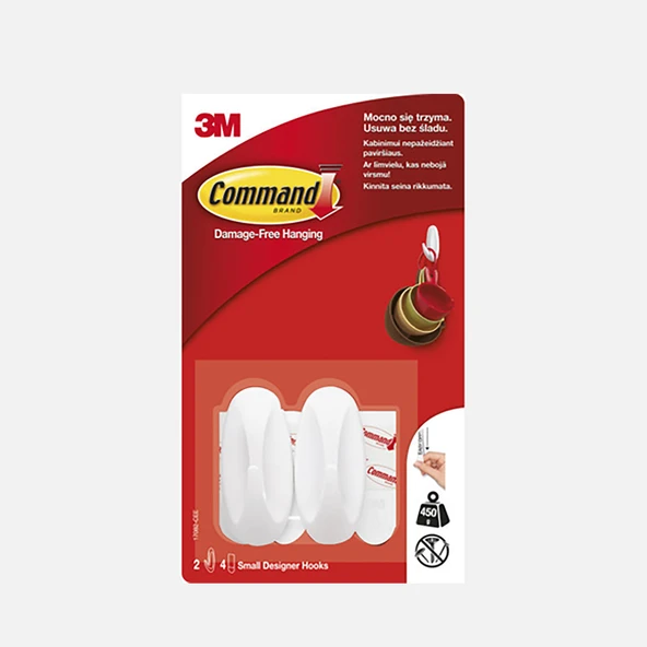 Command Küçük Boy Askı (6'li Paket) ürün görseli 1