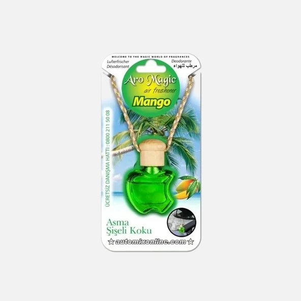 Automix Aromagic Şişeli Asma Koku Mango (6'li Paket) ürün görseli 1