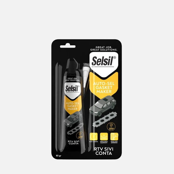 Selsil Auto-Sel RTV Sıvı Conta Kırmızı 85 GR (4'li Paket) ürün görseli 1
