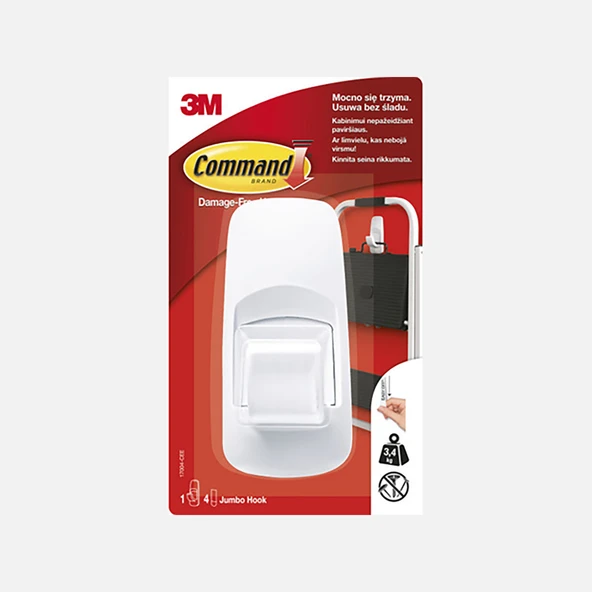 Command Büyük Boy Jumbo Askı (4'li Paket) ürün görseli 1
