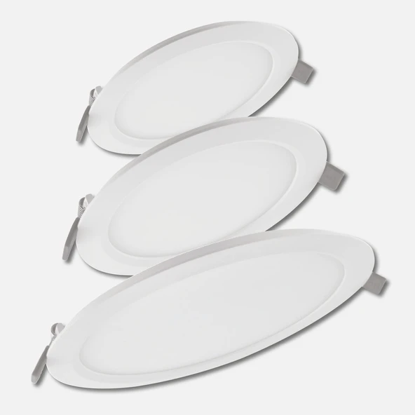 Osram 12W DN155 Downlight Slim Sarı Işık (4'li Paket) ürün görseli 1