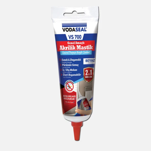 VS 700 Genel Amaçlı Akrilik Mastik 400 gr (5'li Paket) ürün görseli 1