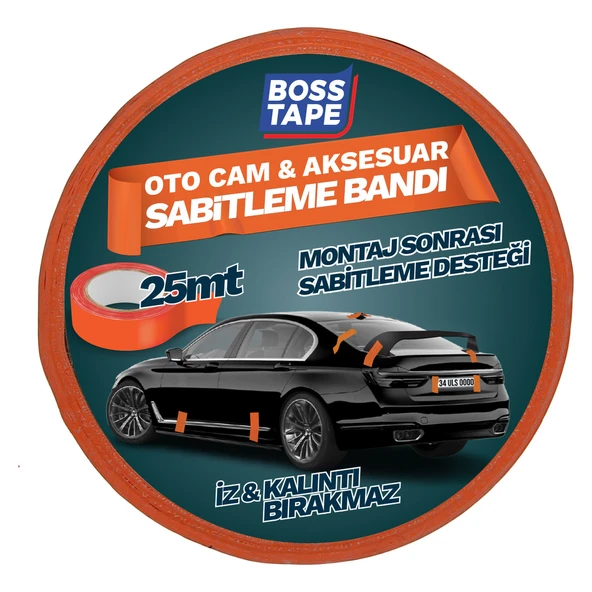 Cam Aksesuar Sabitleme Bandı Turuncu 45mmx25mt (6'li Paket) ürün görseli 1