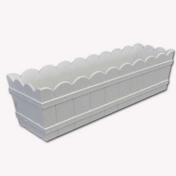 Lider Dikdörtgen Balkon Saksısı 55 cm (4'li Paket) ürün görseli 1