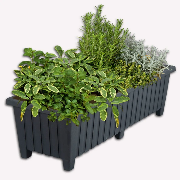 Üçsan Altı Ayaklı Balkon Saksısı 75 cm ürün görseli 1