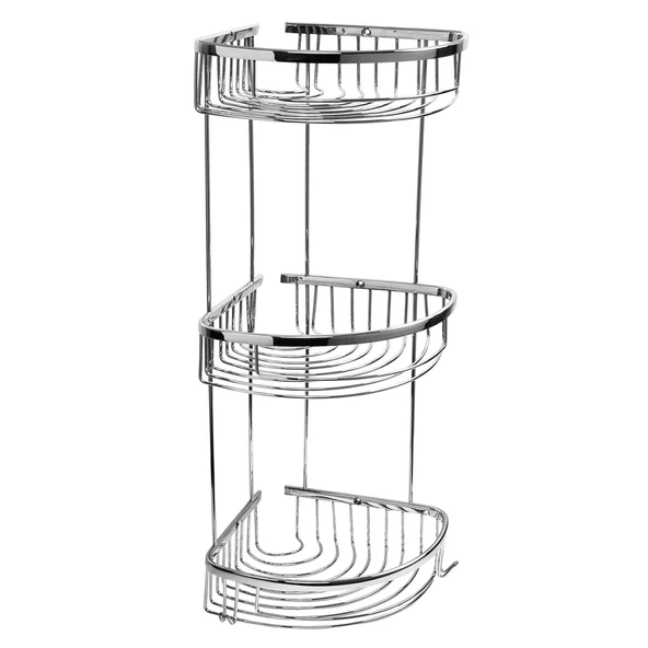 Camero Dalga Üçlü Süngerlik Krom 20x20 cm ürün görseli 1