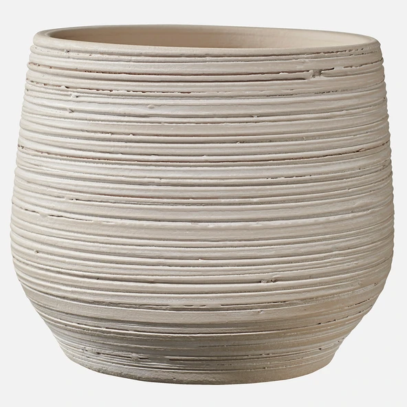 Ravenna Saksı Krem 12 cm (2'li Paket) ürün görseli 1