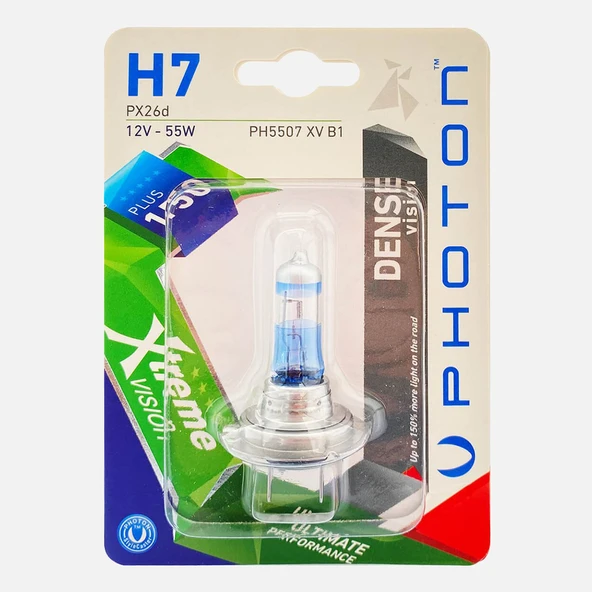 Photon H7 Ampul 12V/55W Xtreme-Vision Işık (3'li Paket) ürün görseli 1