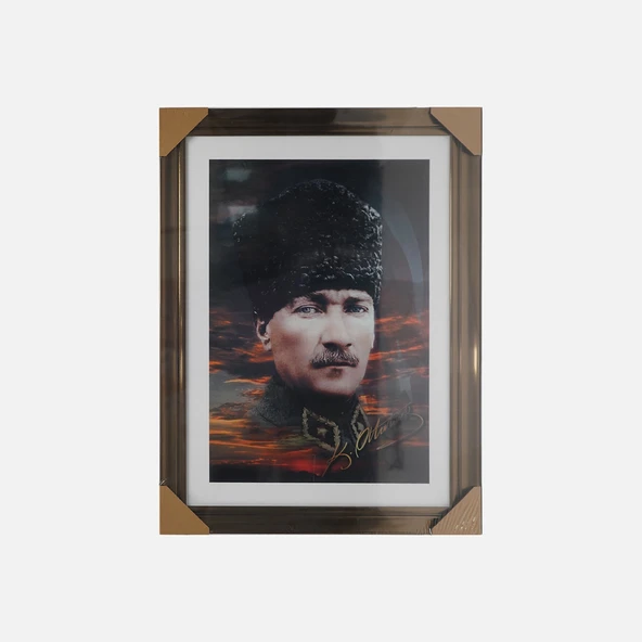 Mina Art Atatürk Çerçeveli 42x58 cm ürün görseli 1