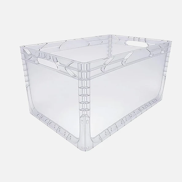 Magic Kombo Euronorm Kapali Saklama Kabi Şeffaf 60x40x32cm ürün görseli 1
