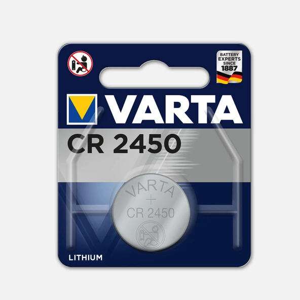 Varta CR2450 Electronics Lityum Tekli Pil (7'li Paket) ürün görseli 1