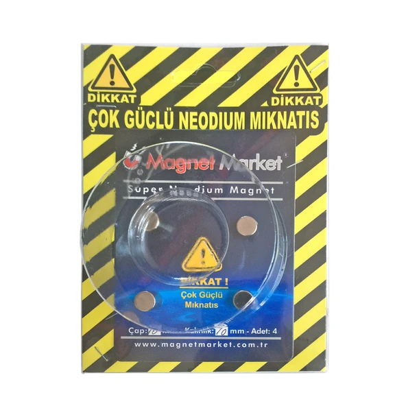 Magnet 4' lü Mıknatıs (4'li Paket) ürün görseli 1