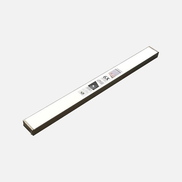 Beyaz MDF Duvar Kaplama Çıtası  1180x95x9m m 6 Parça ürün görseli 1