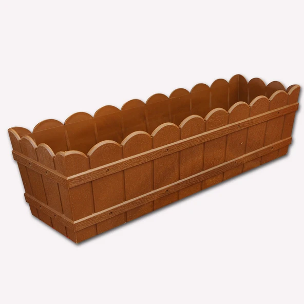 Lider Dikdörtgen Balkon Saksısı 55 cm (3'li Paket) ürün görseli 1