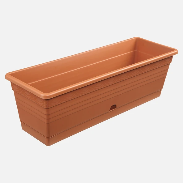 Üçsan Sardunya Balkon Saksısı Kahverengi (6'li Paket) ürün görseli 1