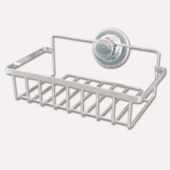 tekno-tel Vakumlu Tekli Banyo Rafı (4'li Paket) ürün görseli 1
