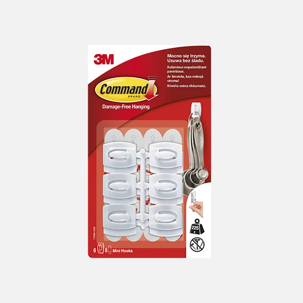 Command Mini Boy Askı (6'li Paket) ürün görseli 1