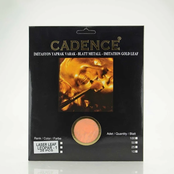 Cadence 25 Yaprak Altın Varak (5'li Paket) ürün görseli 1