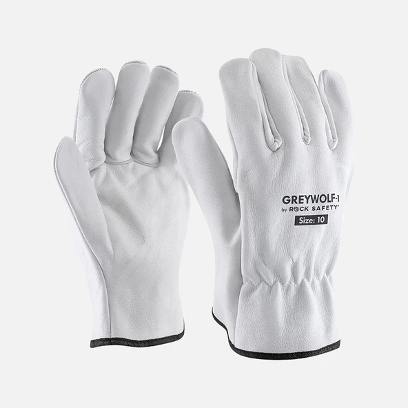 Rock Safety Greywolf Deri İş Eldiveni (6'li Paket) ürün görseli 1