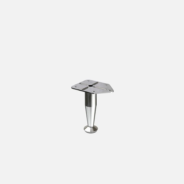 Tempo R25 Konik Baza 10 cm Krom (4'li Paket) ürün görseli 1