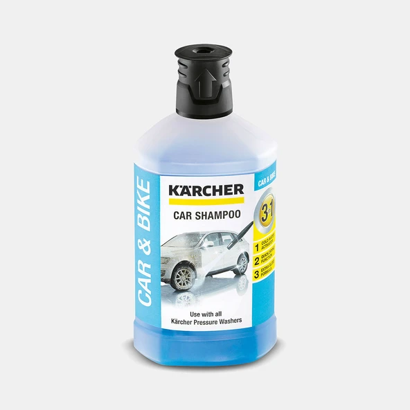 Karcher 3 in 1 Araç Şampuanı 1 litre (5'li Paket) ürün görseli 1