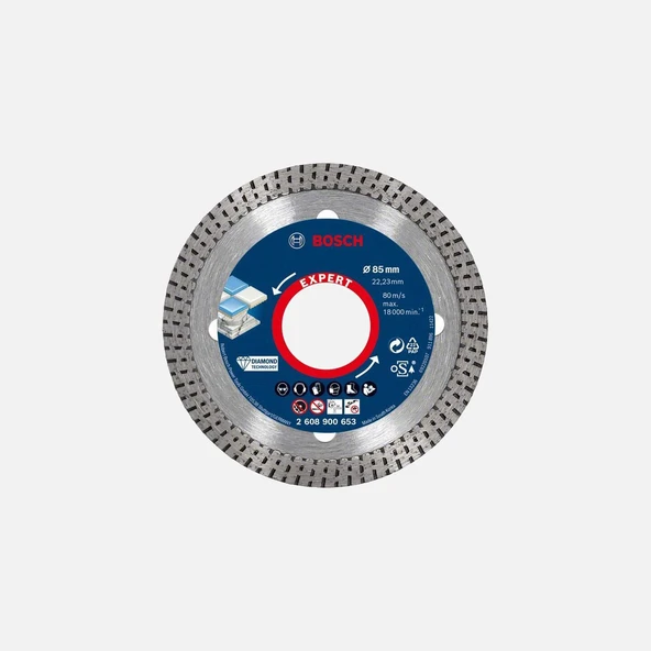 Bosch Elmas Kesme Disk 85x22,23 mm (2'li Paket) ürün görseli 1