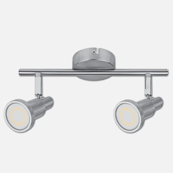Osram 3 W Ledli Yuvarlak Sıvaüstü Spot 2 Adet Gümüş ürün görseli 1