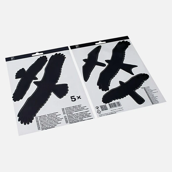 Swissinno Kuş Çarpmasına Karşı Pencere Sticker (5'li Paket) ürün görseli 1