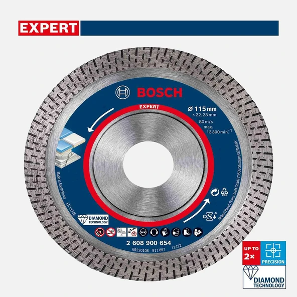 Bosch Elmas Kesme Disk 115x22,23 mm ürün görseli 1