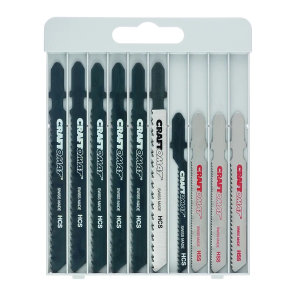 Craftomat Dekupaj Testere Ucu T Şaft 10'lu Set (3'li Paket) ürün görseli 1