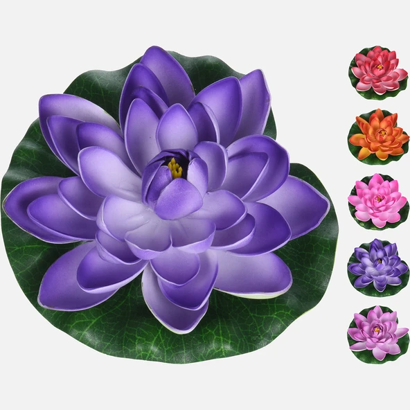 Yüzen Yapay Çiçek 18cm (5'li Paket) ürün görseli 1