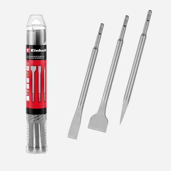 Einhell Murç Keski seti 3 parçalı SDS Plus Keski Seti 250 mm ürün görseli 1