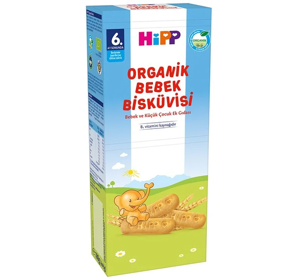 Hipp Organik Bebek Bisküvisi 180 G ürün görseli 1