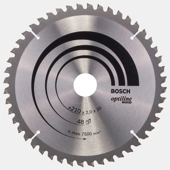 Bosch Daire Testere Bıçağı 210x30 mm 48 Diş ürün görseli 1