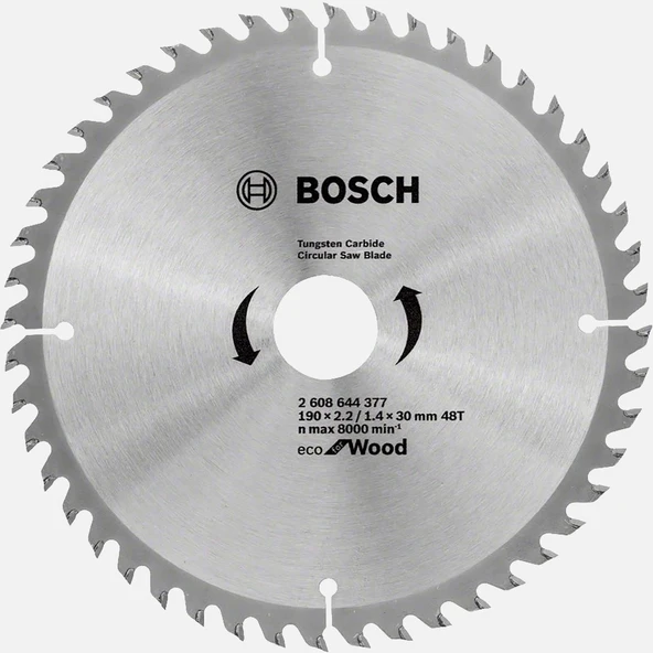 Bosch Daire Testere Bıçak 190x30mm 48 Diş 2608644377 ürün görseli 1