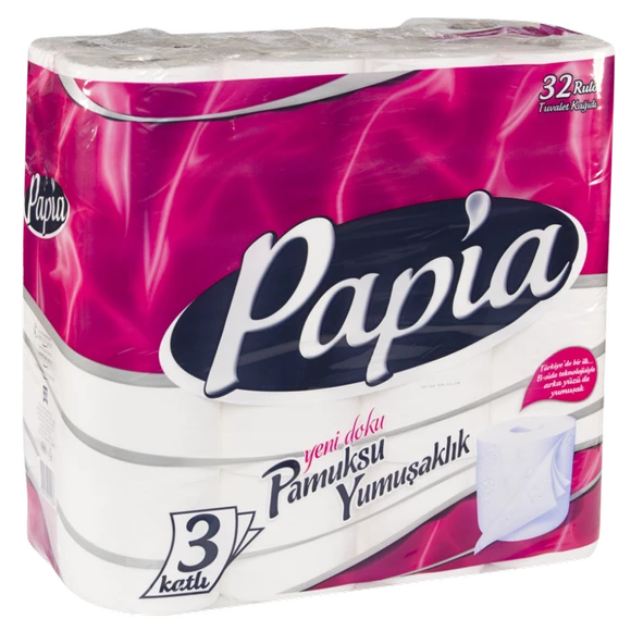 Papia Tuvalet Kağıdı 32'li (3'li Paket) ürün görseli 1