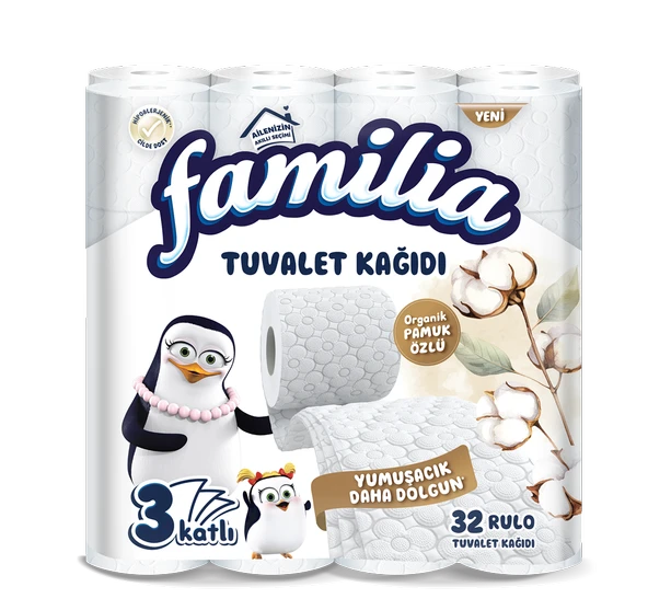 Familia Tuvalet Kağıdı 32'li (4'li Paket) ürün görseli 1
