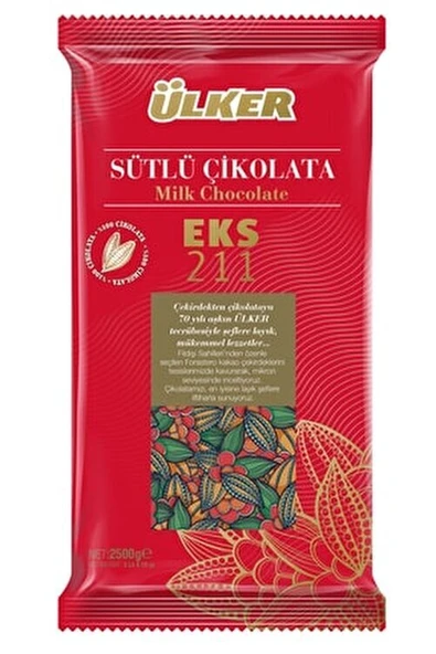Ülker Sütlü Kuvertür 2,5 kg (2'li Paket) ürün görseli 1