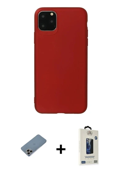 MARSİLYAN™- iPhone 11 Pro Max Kılıf Kozmos Yansıma Özel Seri - Siyah Bilvis Hayalet Cam Ekran Koruyucu + Shine Kamera Le ürün görseli 1