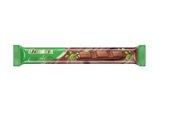 Ülker Antep Fıstıklı Baton Çikolata 14 g 24'lü (4'li Paket) ürün görseli 1