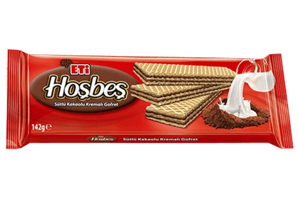 Eti Hoşbeş Kakao Kremalı Kakaolu Gofret 142 g 20'li (3'li Paket) ürün görseli 1