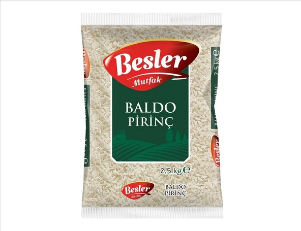 Besler Mutfak Baldo Pirinç 2,5 kg (2'li Paket) ürün görseli 1