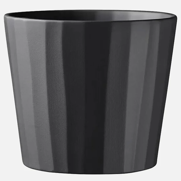 Umea Saksı Siyah 23cm ürün görseli 1