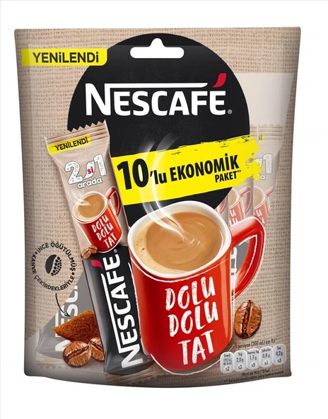 Nescafe 2si 1 Arada 10x11 g (6'li Paket) ürün görseli 1
