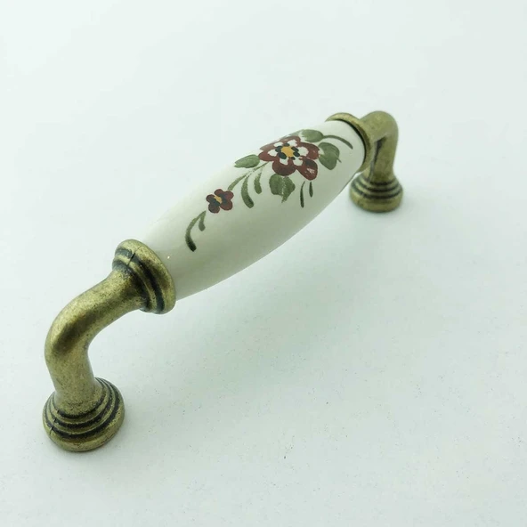 Es-Al Yıldız Yaban Gülü 96 mm Antık Kulp (4'li Paket) ürün görseli 1